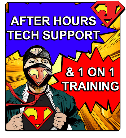After Hours Tech Support & 1-on-1 Training